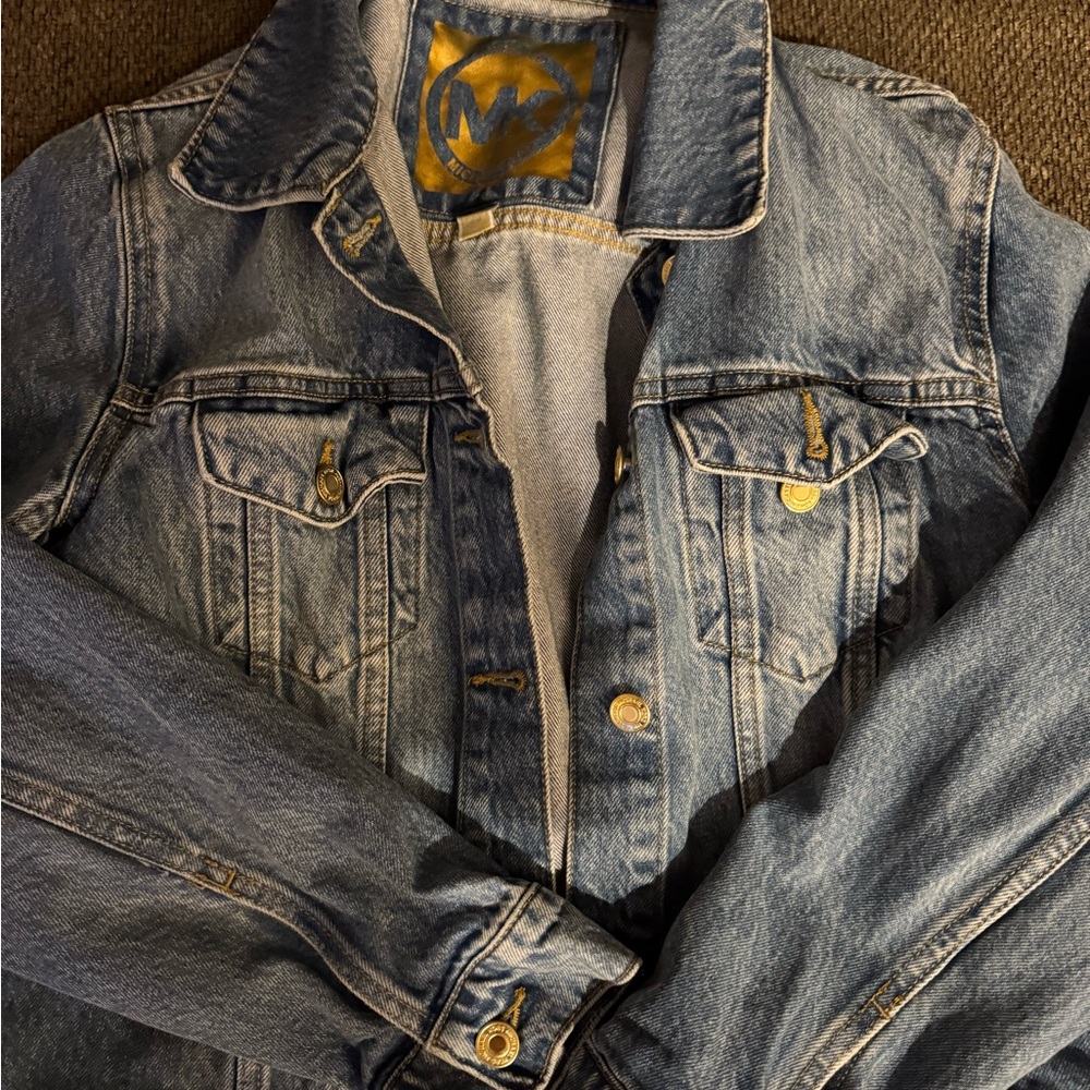 Michael Kors Blue Denim with Gold Detail